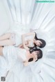 Coser @ 桜 桃 喵 Vol.045: 白色 长裙 (58 photos) P47 No.fa7731